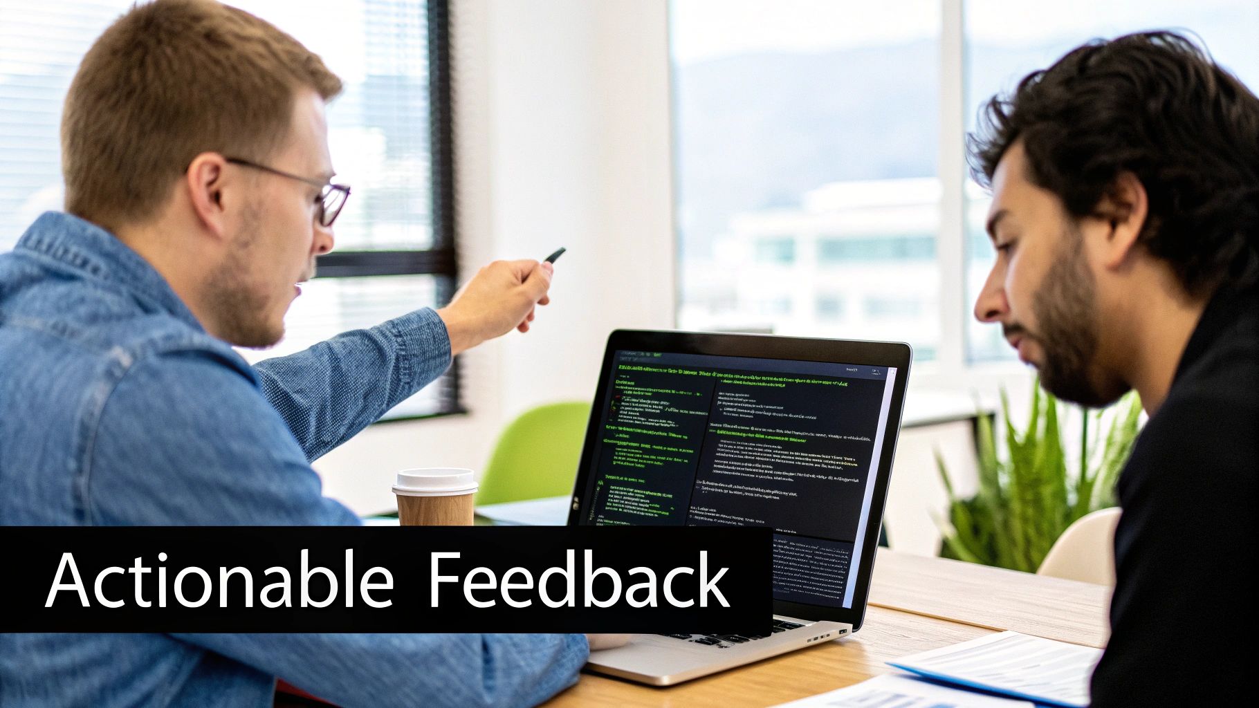 Provide Constructive, Actionable Feedback