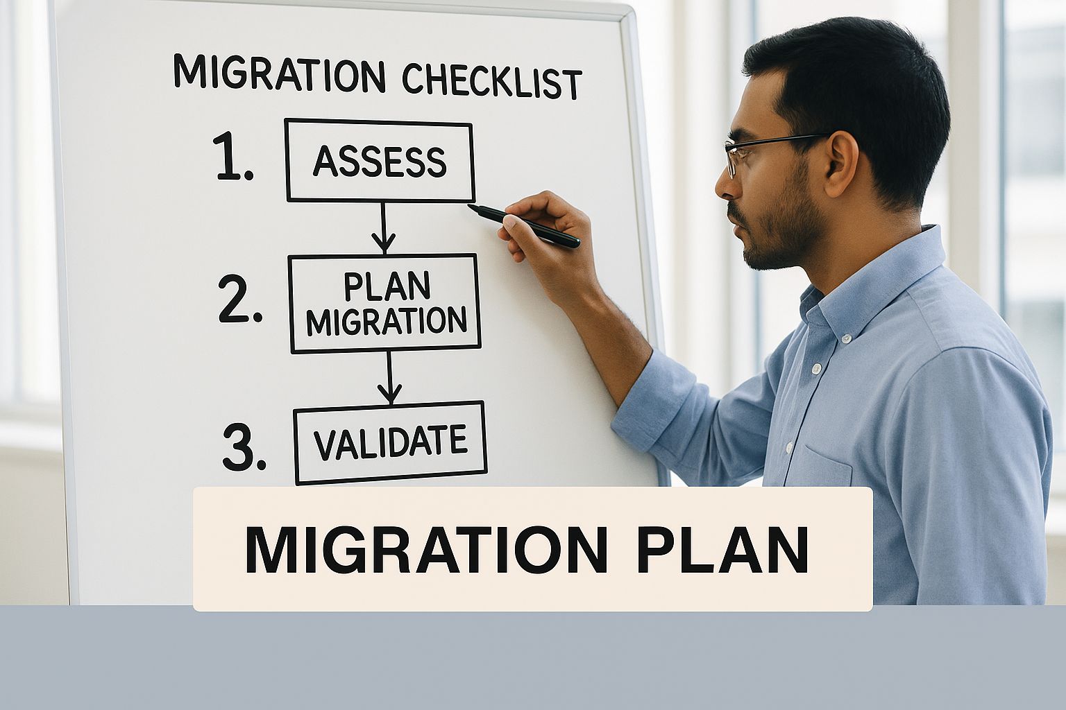 Infographic about database schema migration