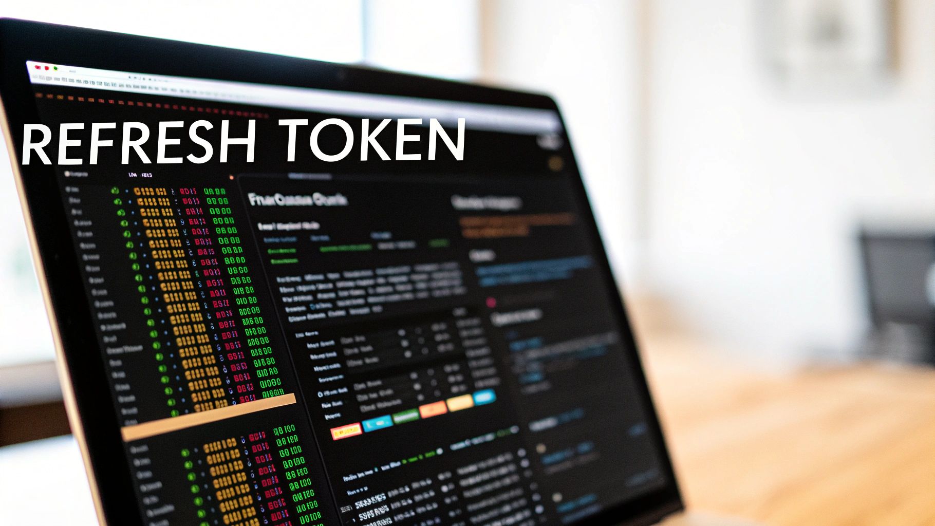 A diagram showing the user session and token refresh lifecycle