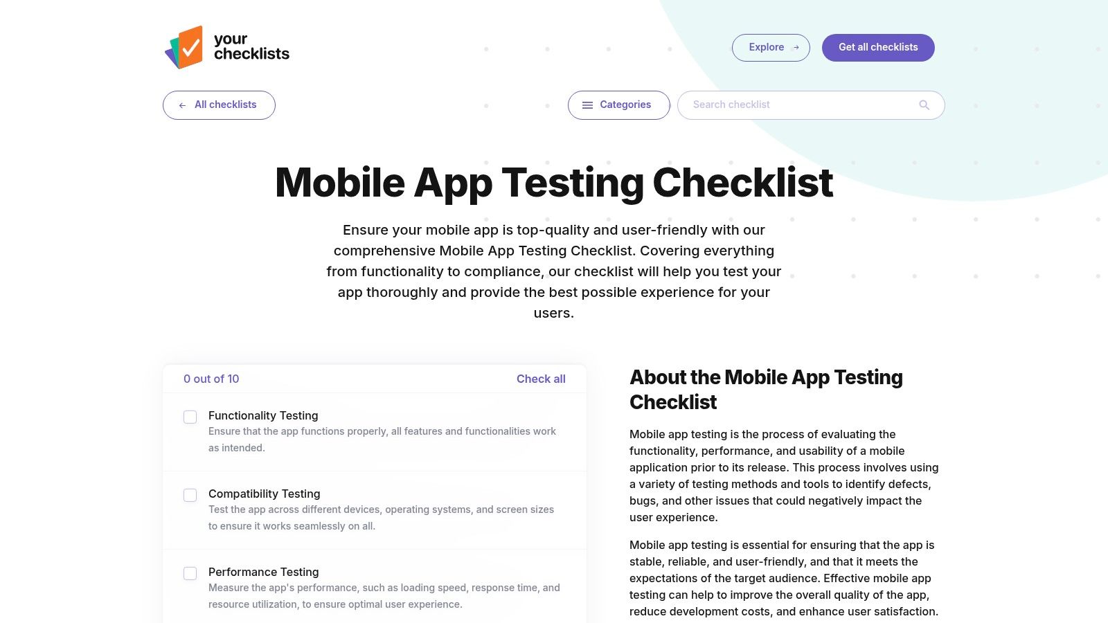 Your Checklists: The Versatile Project Management Companion