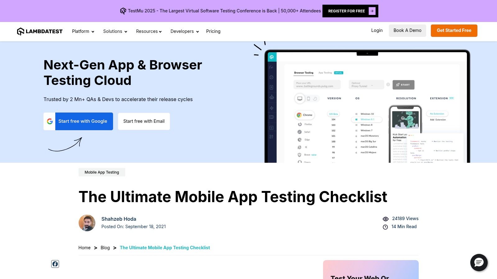 LambdaTest