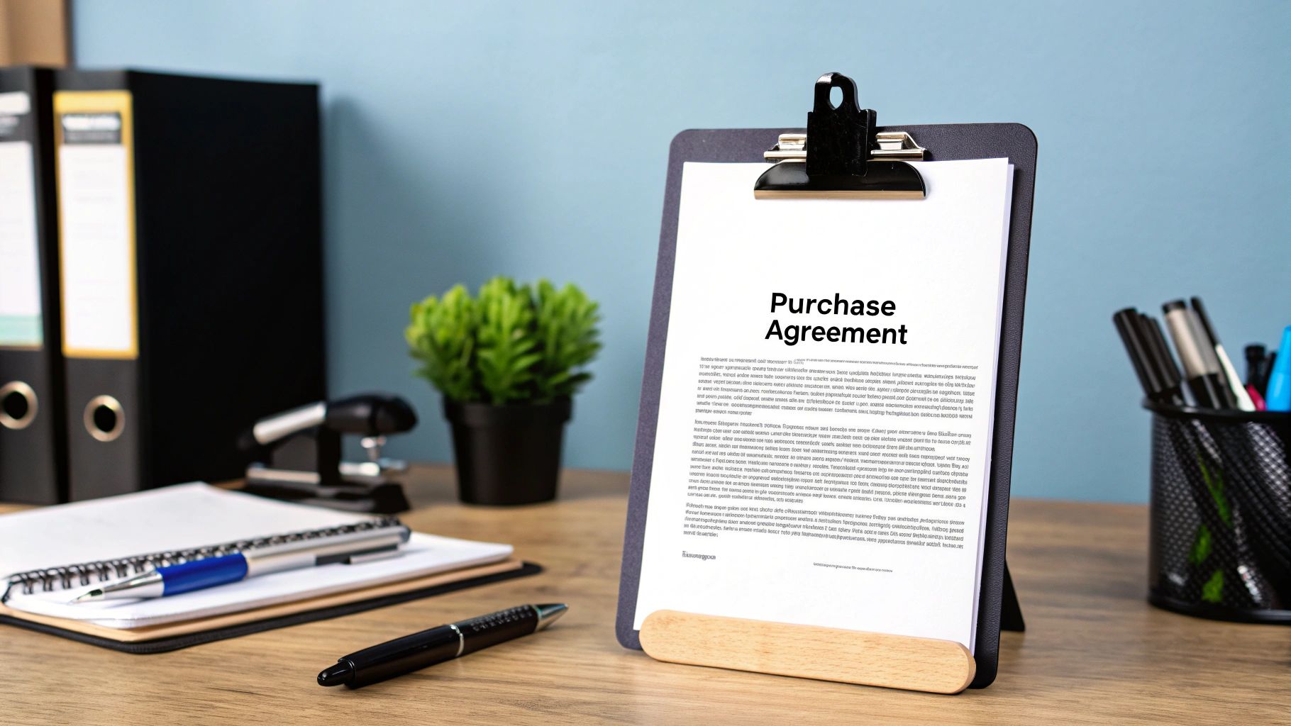 Property Documentation and Purchase Agreement