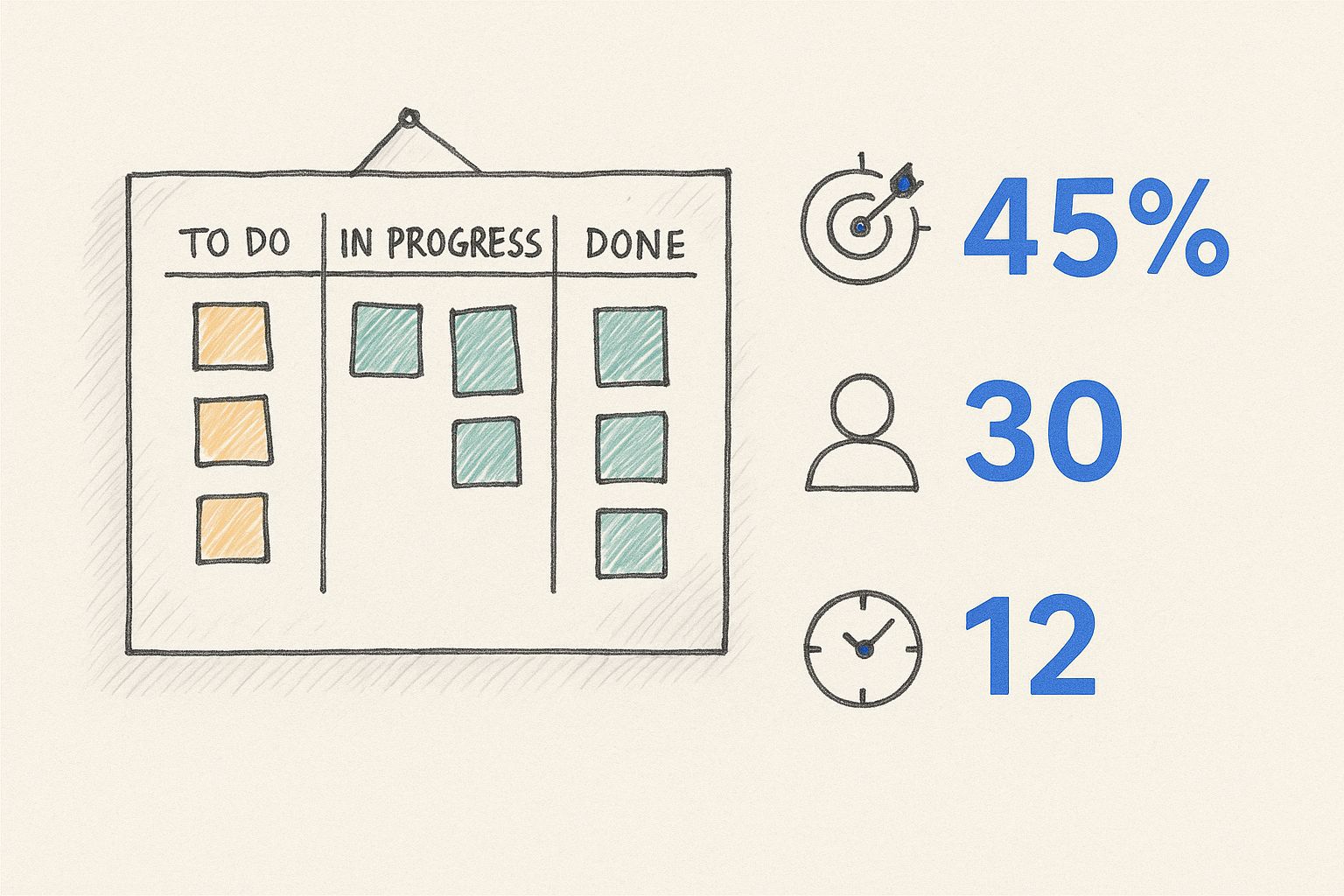 Infographic about visual project management