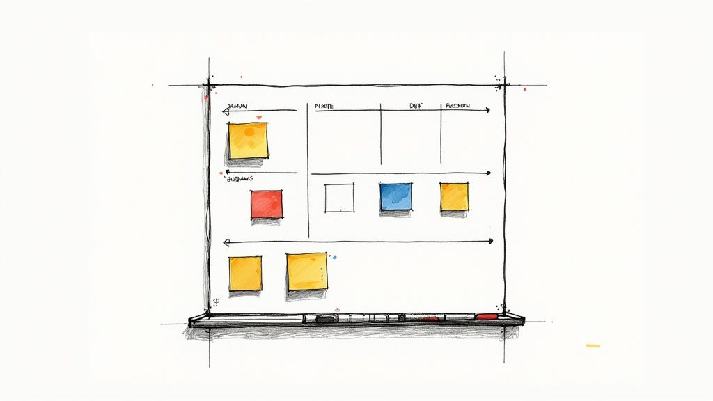 Physical Kanban Board