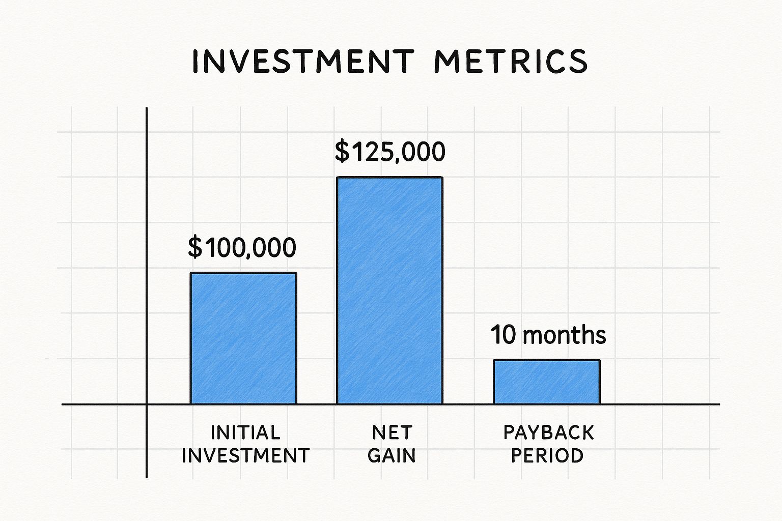 Infographic about project management roi