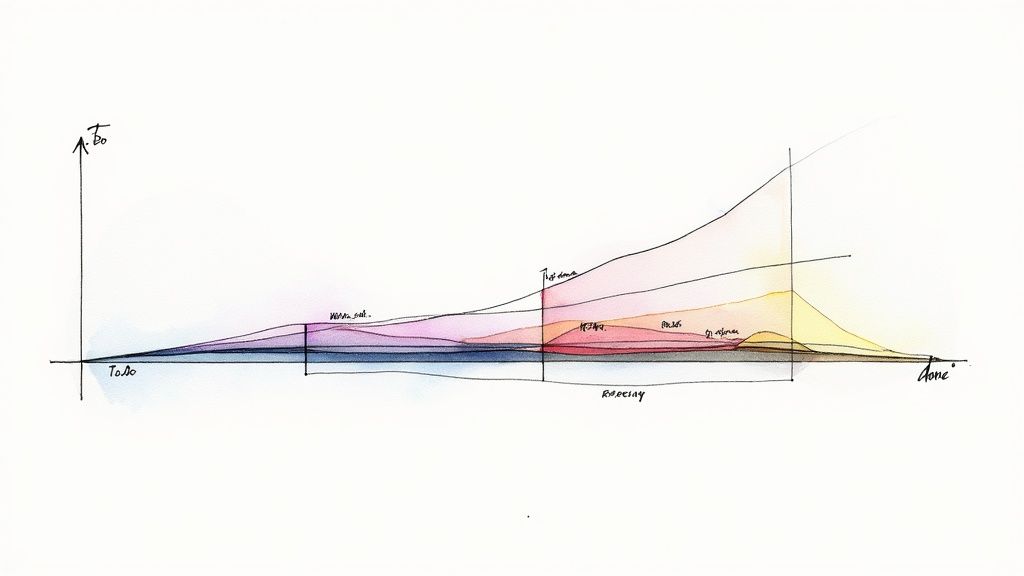 Cumulative Flow Diagram (CFD)