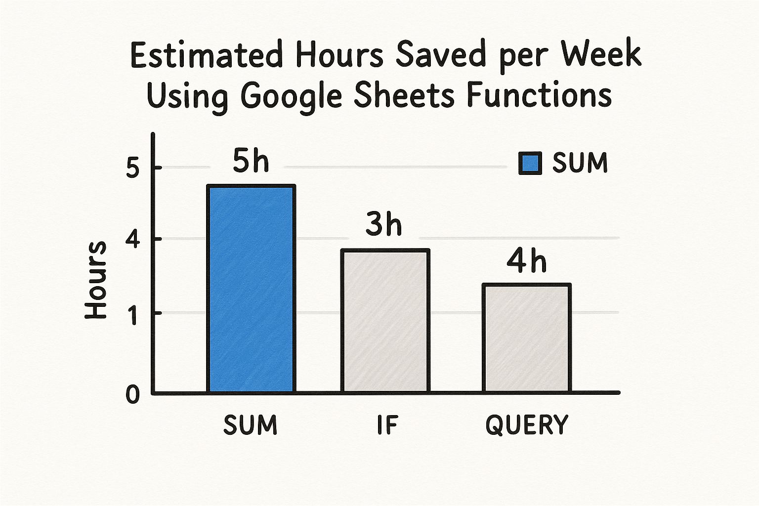 Infographic about google sheets time tracking