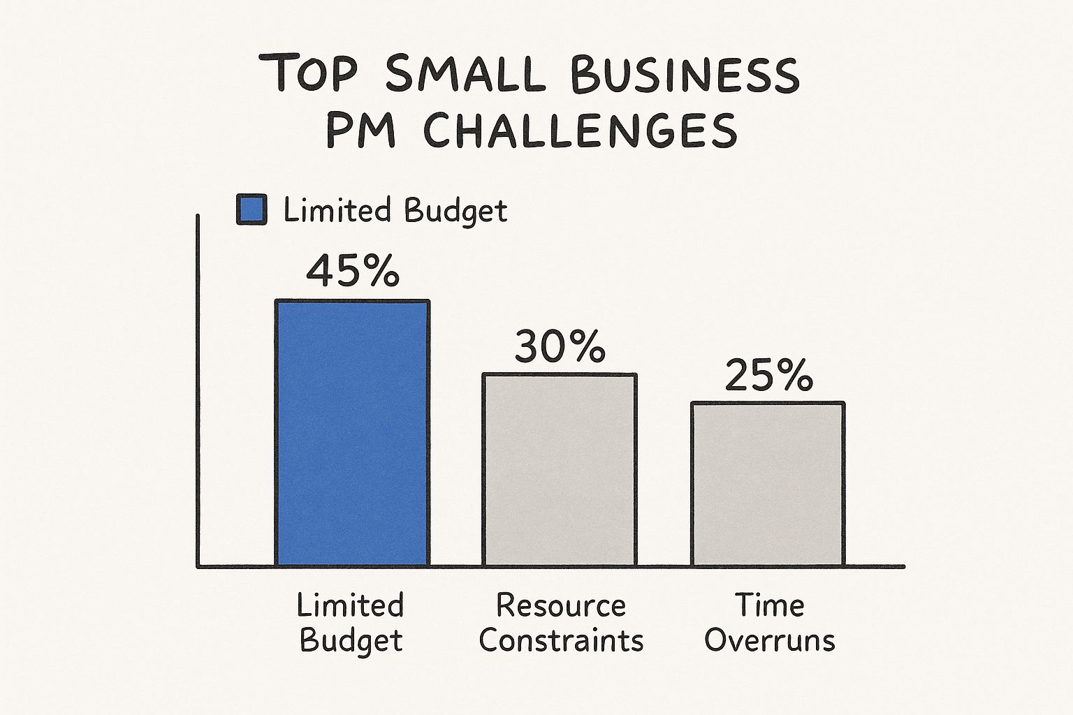 Infographic about small business project management