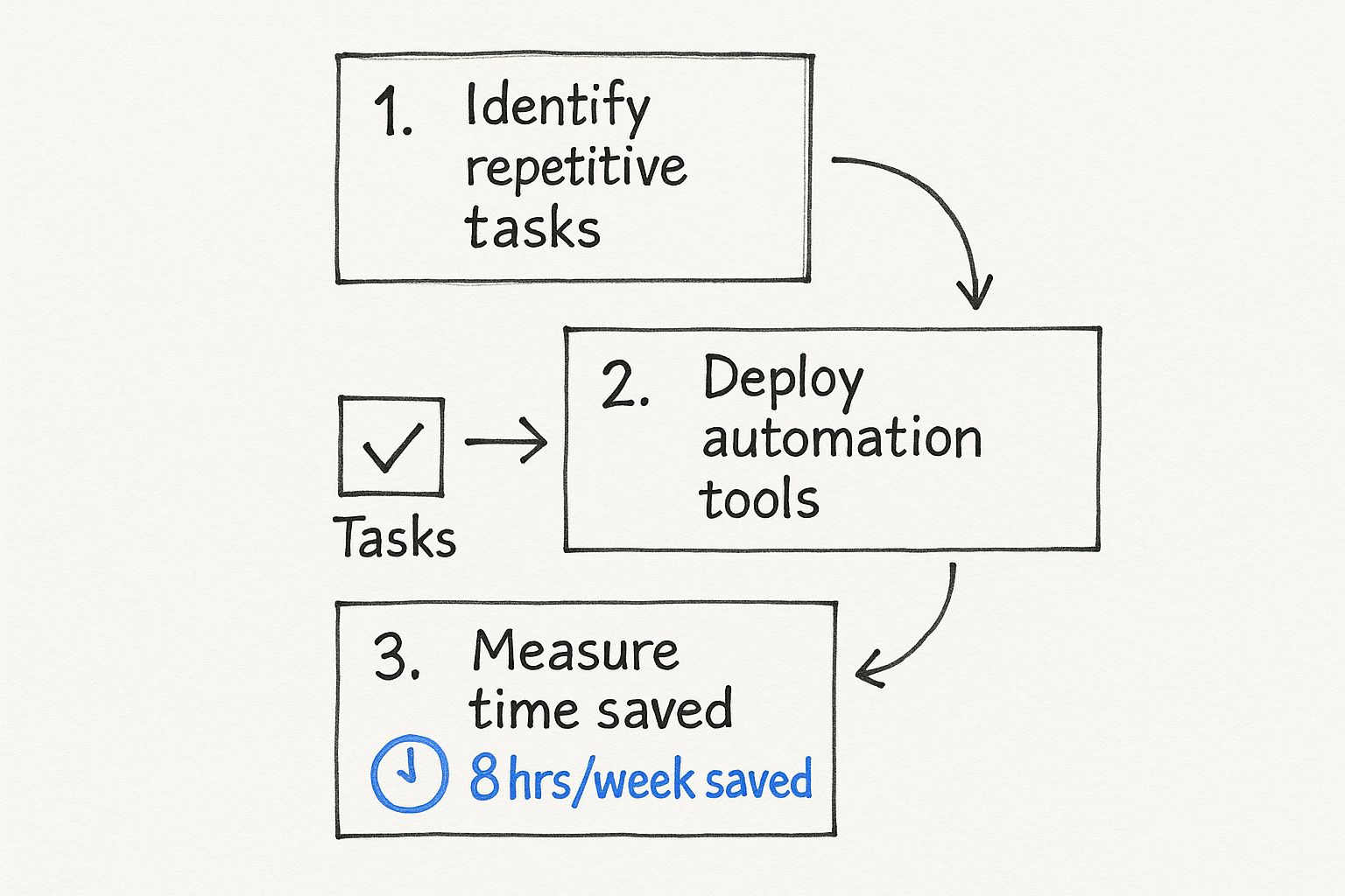 Infographic about workflow automation for small business