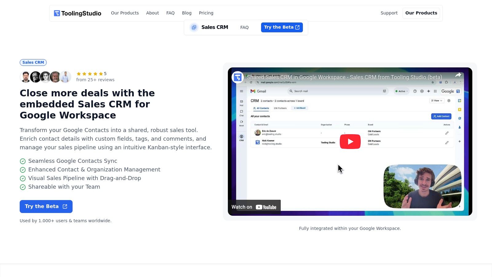 Sales CRM – Transform Your Google Contacts into a Sales Powerhouse
