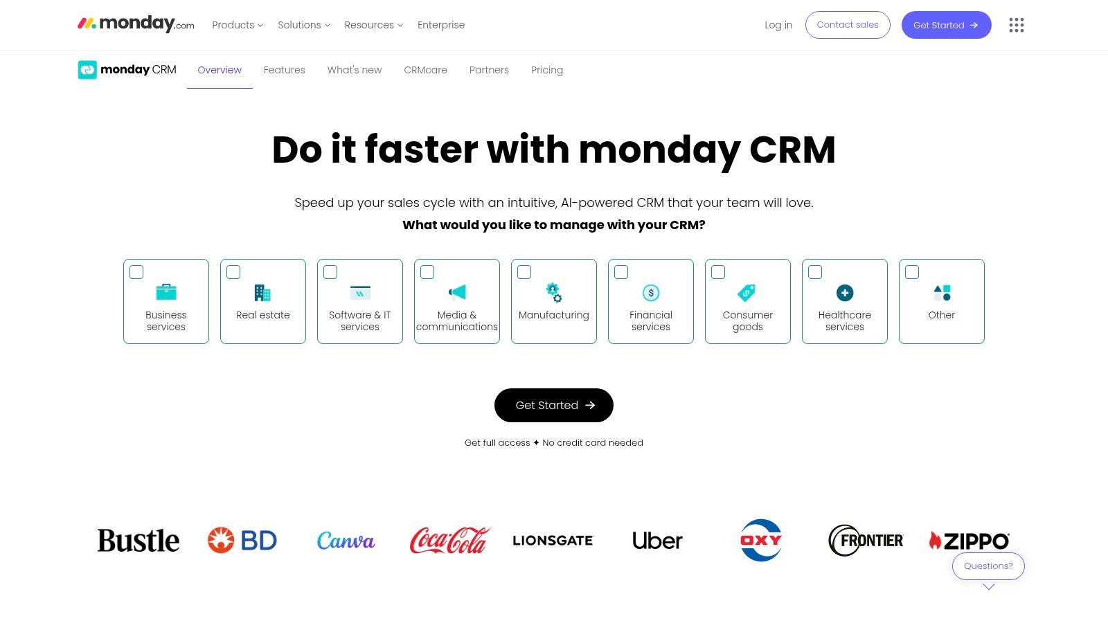 Monday.com CRM