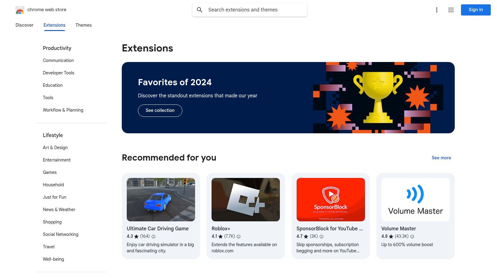 Chrome Web Store