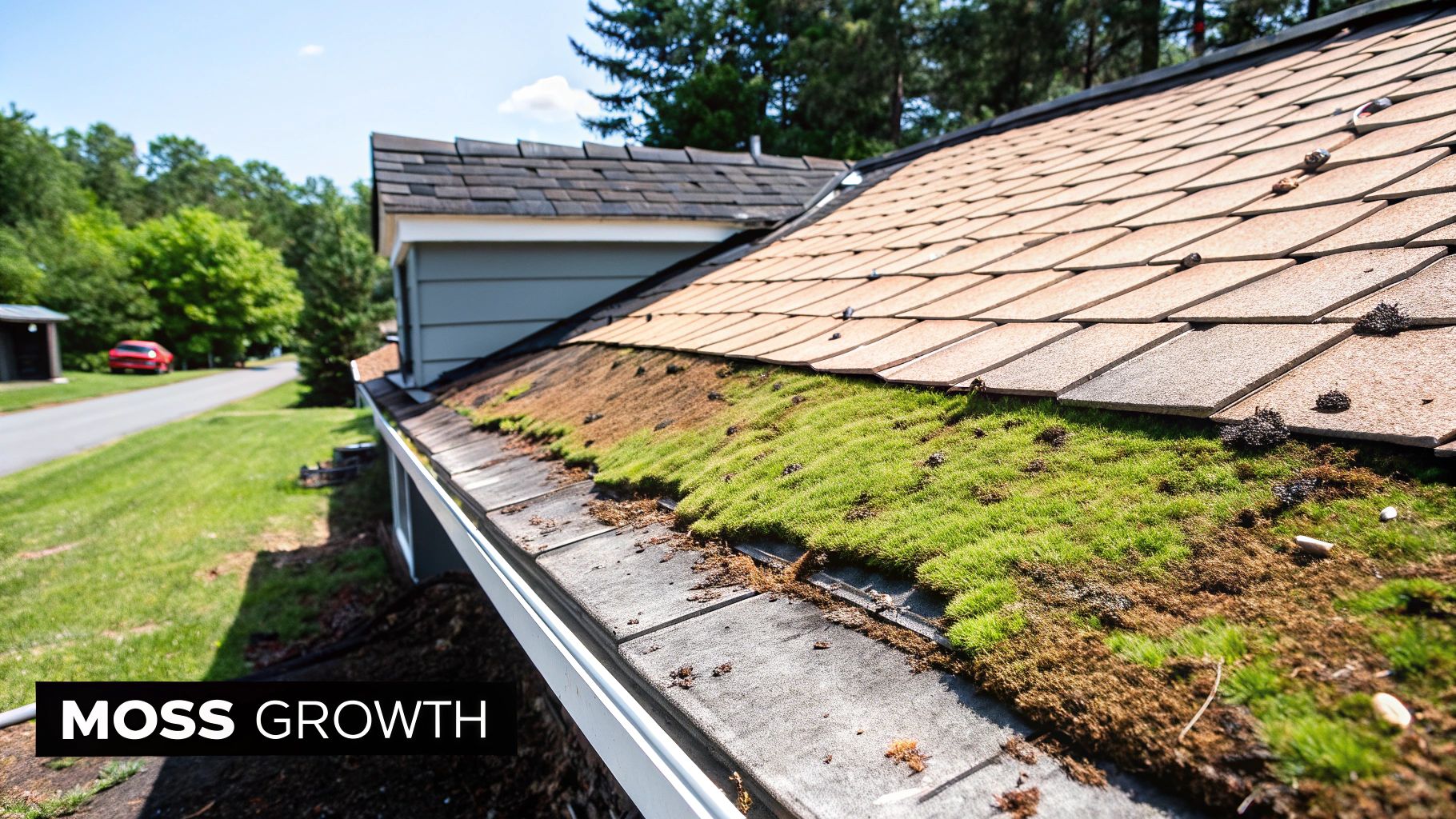 Granule Loss and Bald Spots on Shingles