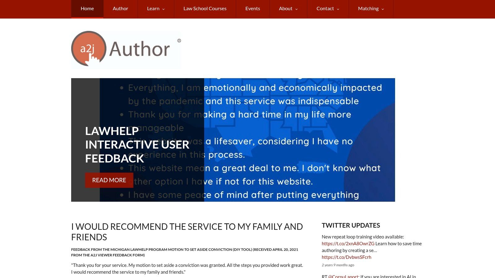A2J Author – No-cost Authoring for Legal Aid & Courts