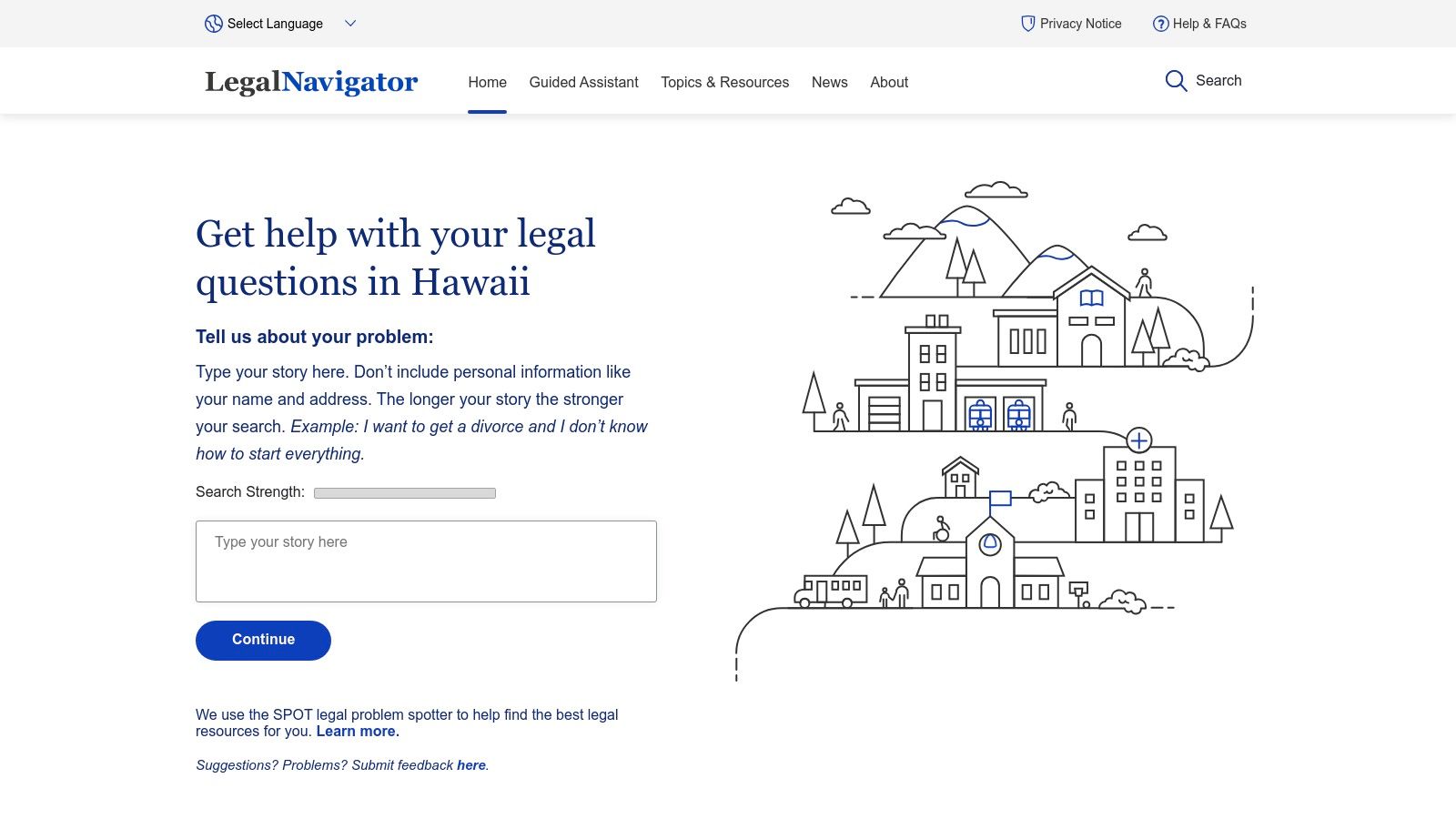 Legal Navigator (Hawai‘i) – Guided Assistants & Triage Portal