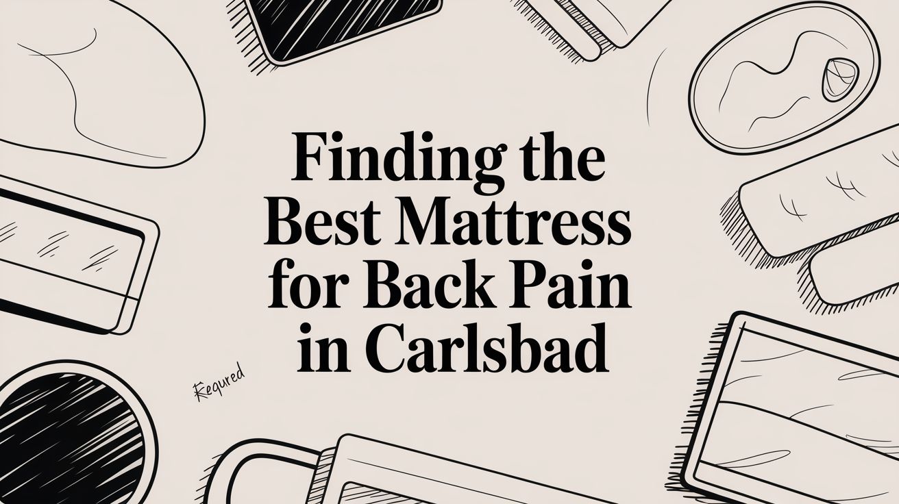 Finding The Best Mattress for Back Pain in Carlsbad