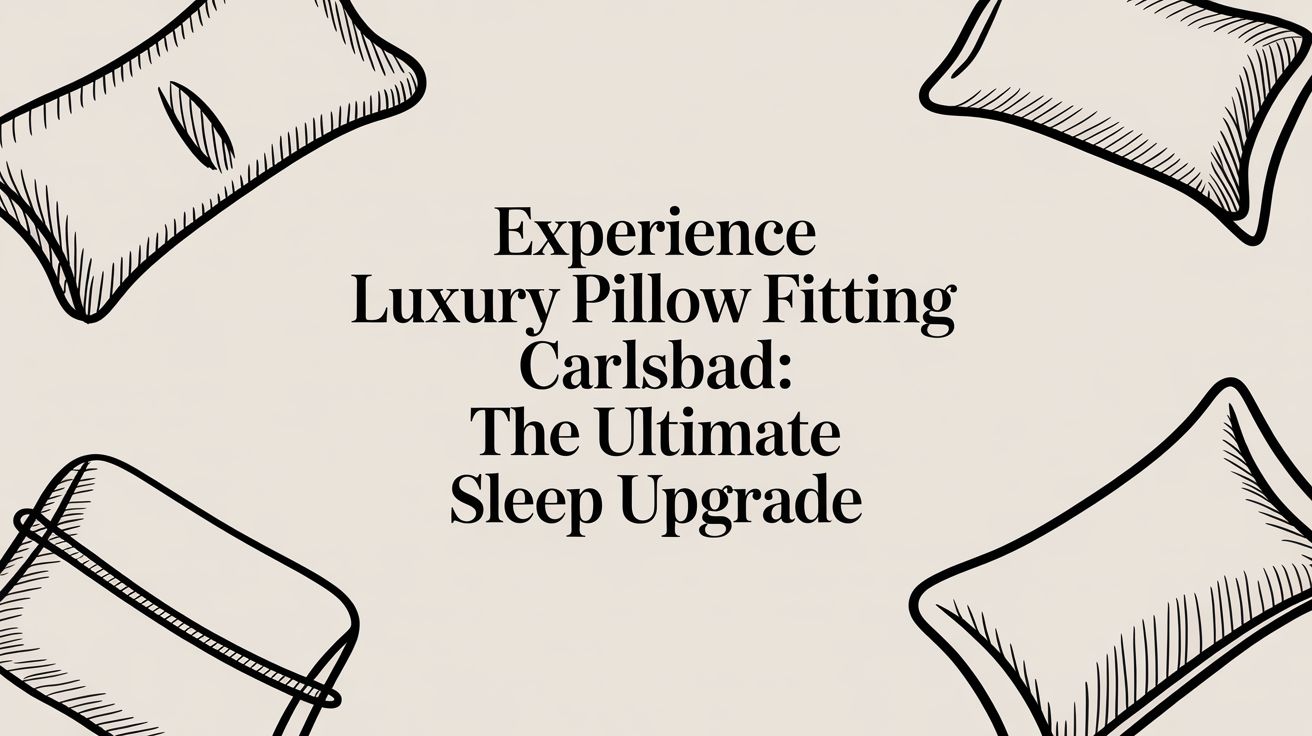 The Art of the Perfect Pillow: Your Guide to a Luxury Pillow Fitting in Carlsbad