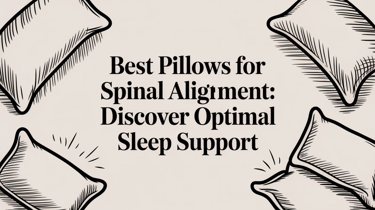 The Best Pillows for Spinal Alignment: A Guide to Optimal Sleep Posture