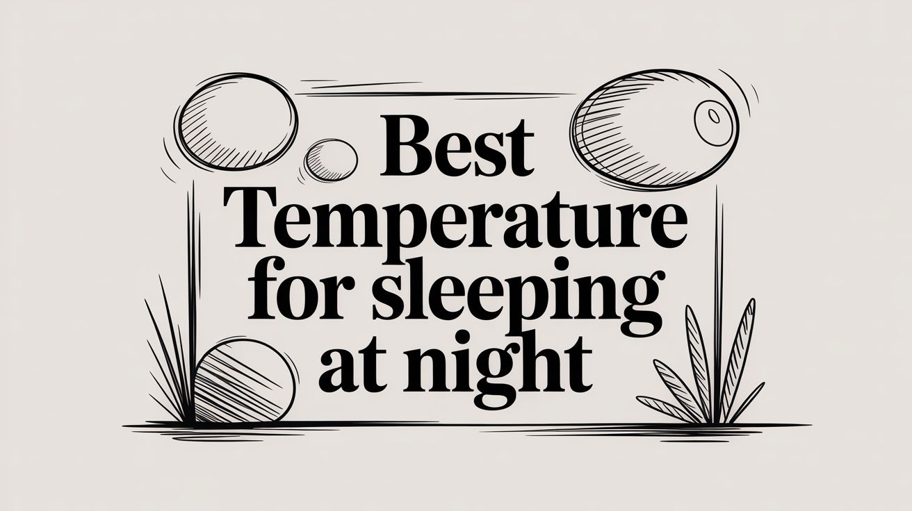 The Best Temperature for Sleeping at Night: A Guide to Your Ideal Sleep Climate