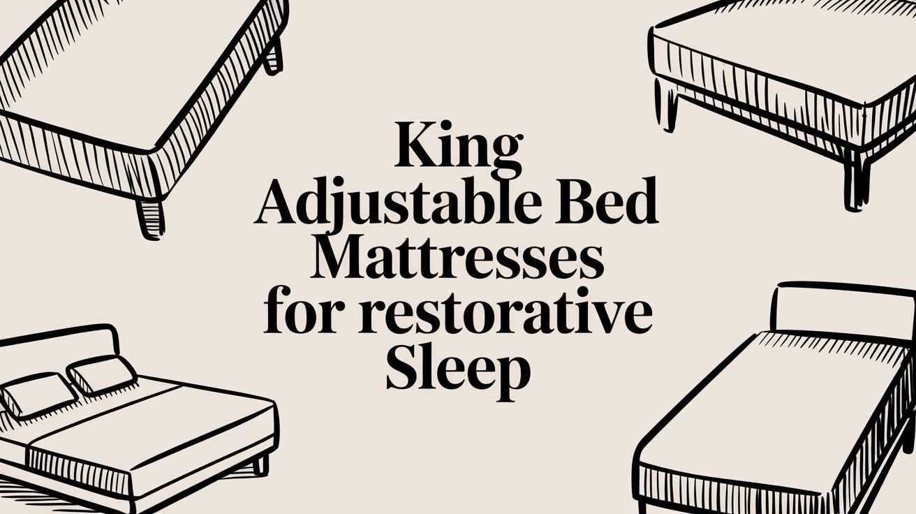King Adjustable Bed Mattresses for Restorative Sleep