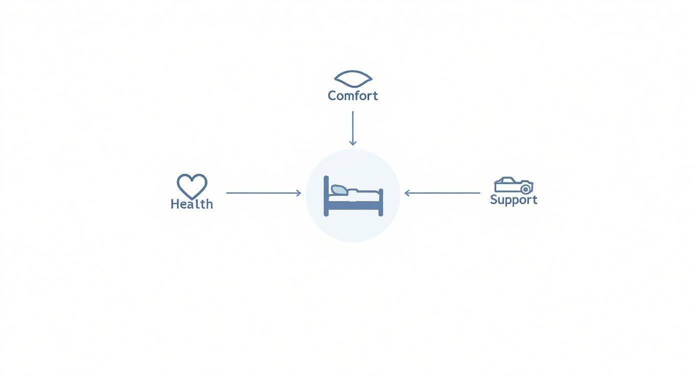 Infographic about best adjustable bed base