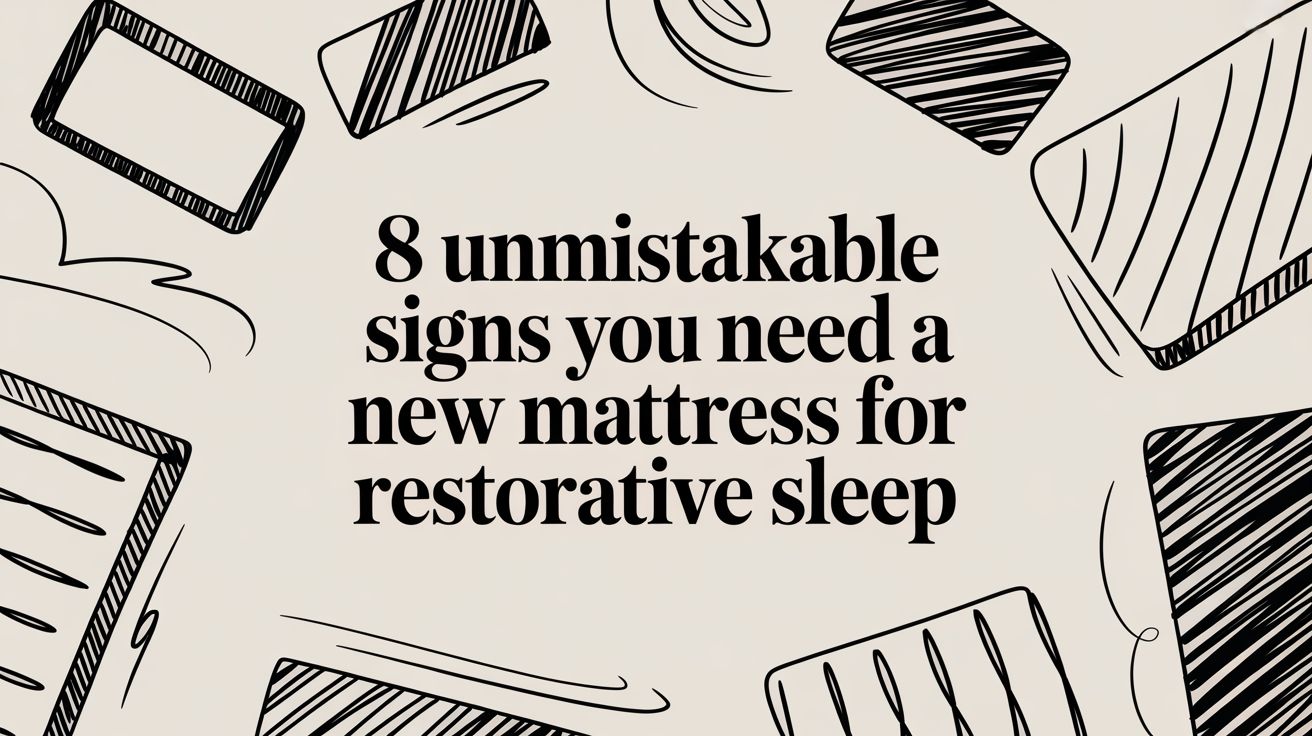 8 Unmistakable Signs You Need a New Mattress for Restorative Sleep