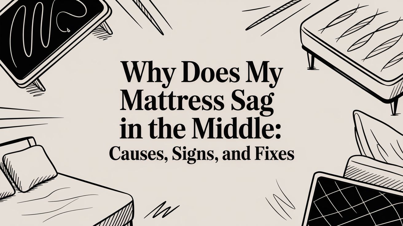Why Does My Mattress Sag in the Middle? A Guide for Discerning Sleepers