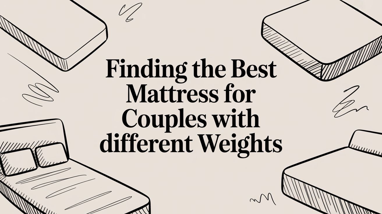 Finding the Best Mattress for Couples with Different Weights
