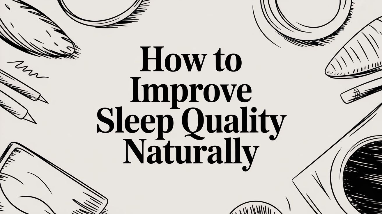 How to Improve Sleep Quality Naturally: A Guide for Restorative Rest