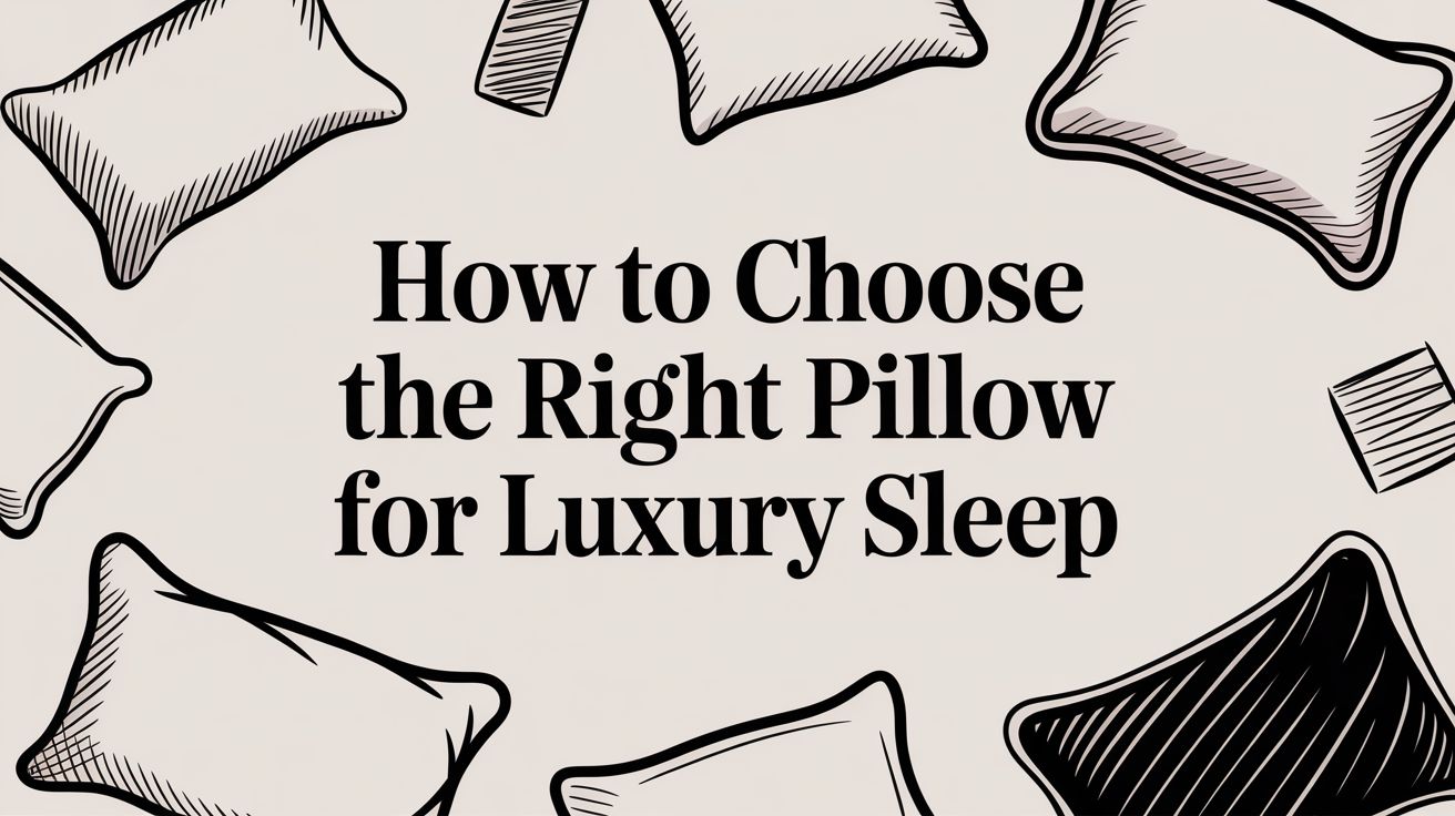 How to Choose the Right Pillow for Luxury Sleep