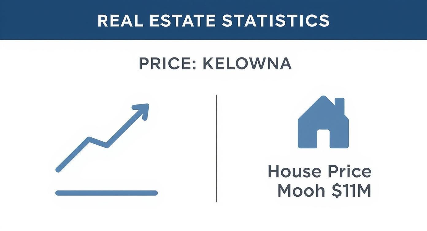 Infographic about land for sale in kelowna