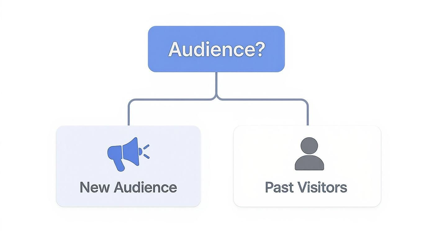 Infographic about advertising google vs facebook