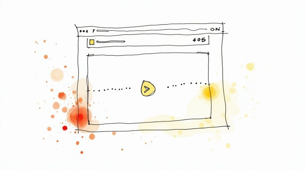 A heatmap showing user clicks and scrolls on a webpage.