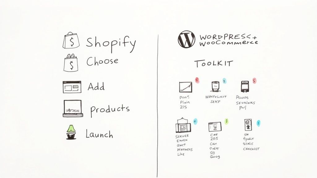 A person working on a laptop at a sunlit desk with coffee and plants.