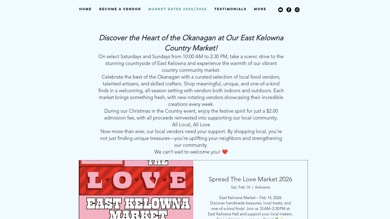 East Kelowna Market – Official Site