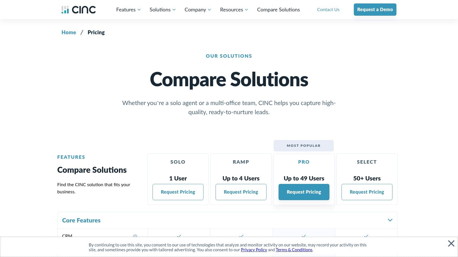 CINC (Commissions Inc.)