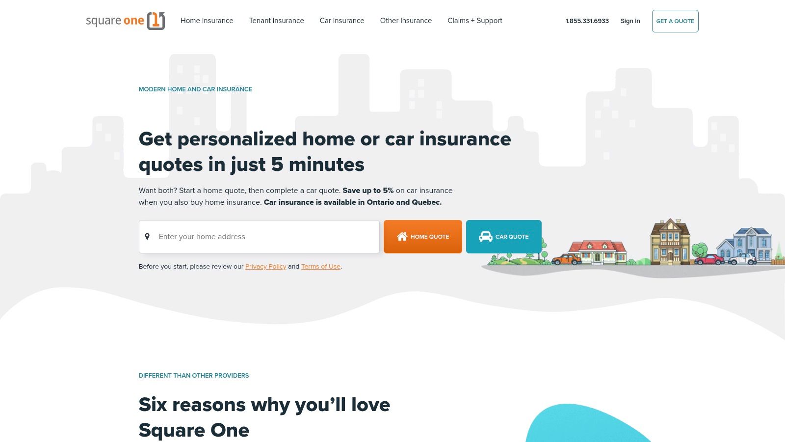 Square One Insurance: The Digital-First Customizer