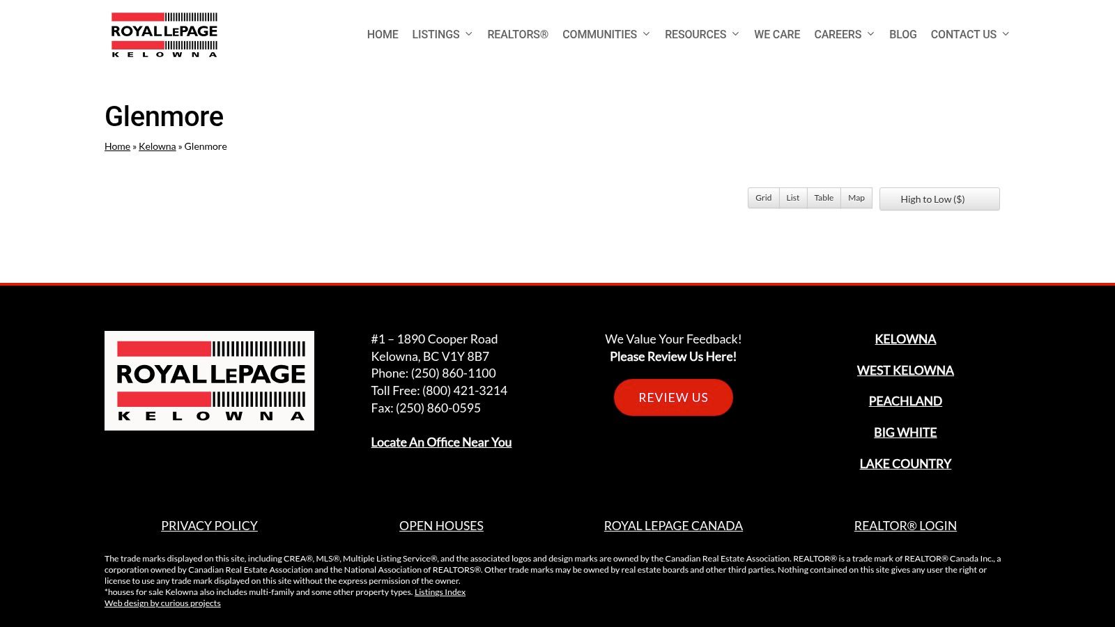 Royal LePage Kelowna (local brokerage)