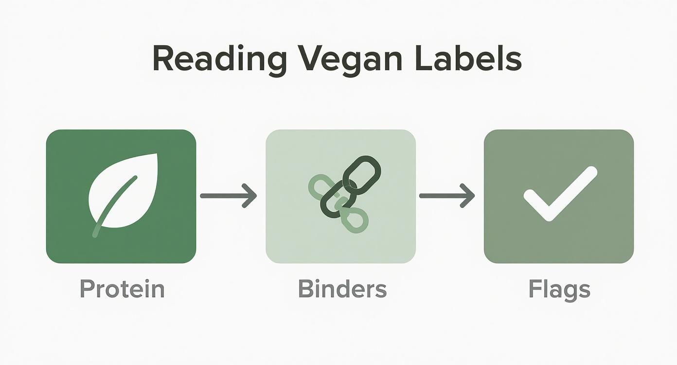 Infographic about best mock meat