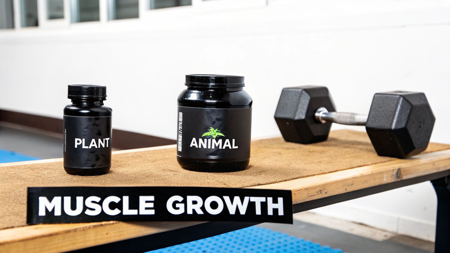 A person working out, symbolizing the link between protein and muscle growth