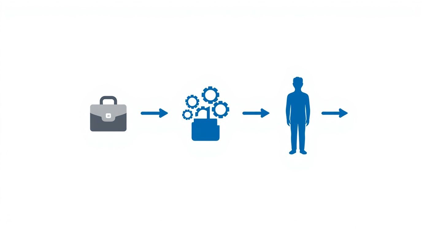 Infographic about how to hire a chauffeur
