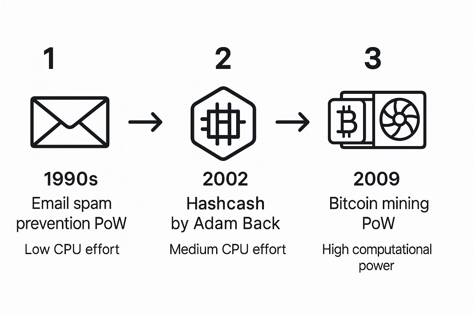 Infographic about what is proof of work