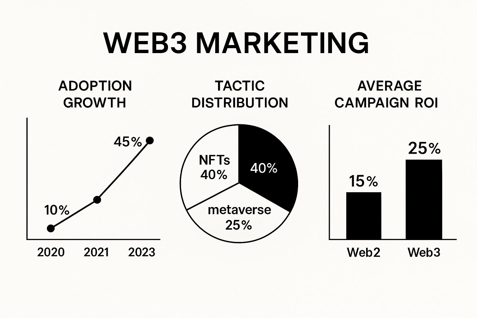 Infographic about web3 marketing strategy