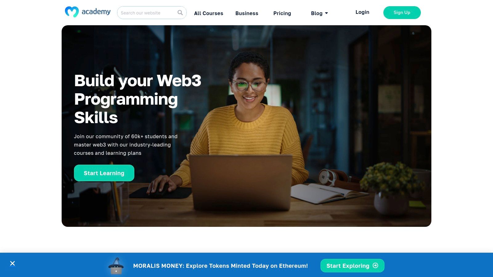 Moralis Academy Web3 Development Course