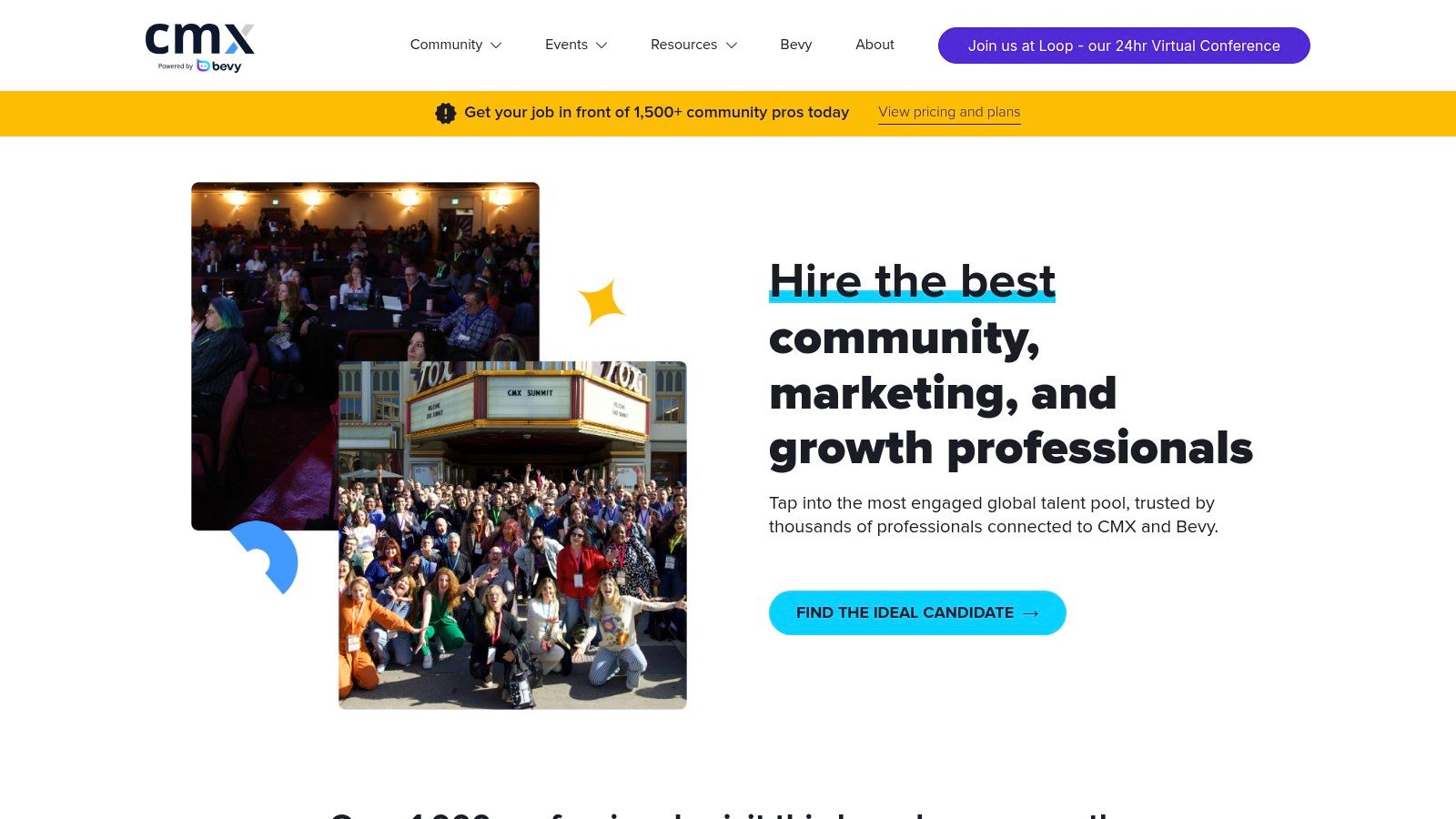 CMX Job Board (CMX/Bevy)