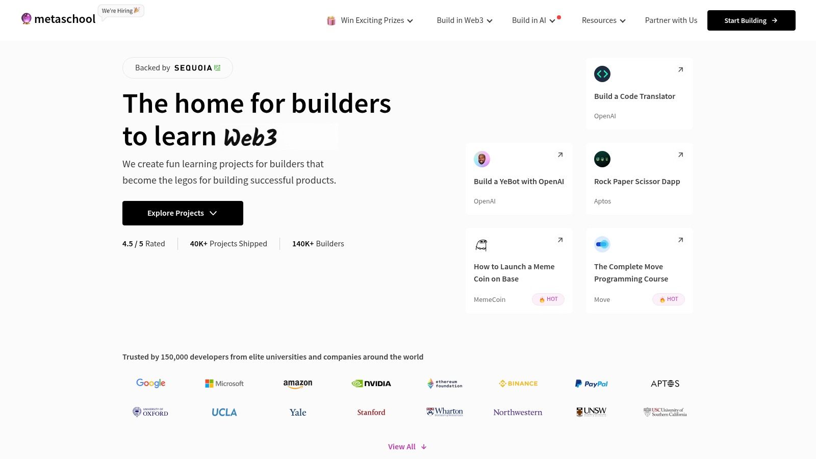 Metaschool Web3 Developer Courses