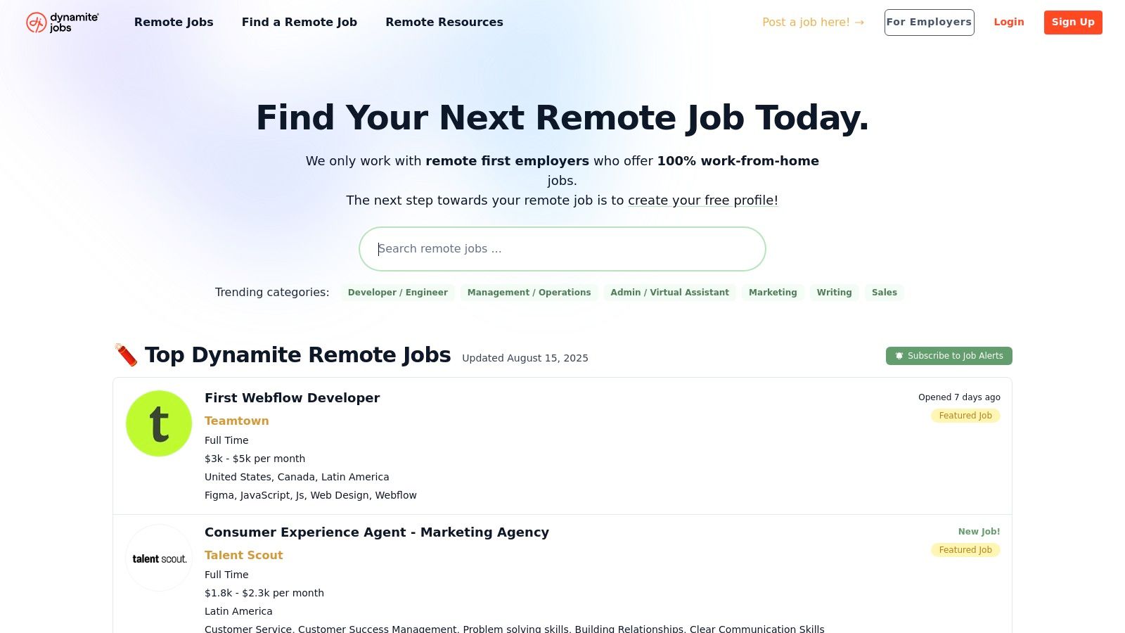 Dynamite Jobs