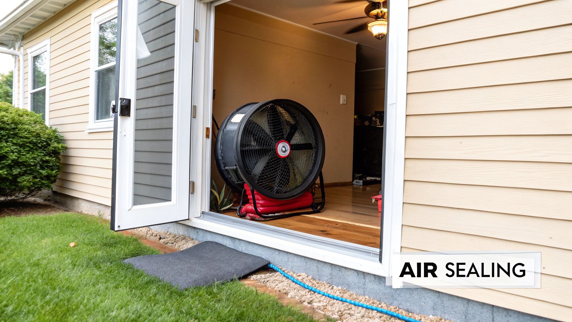 Air Leakage Testing with Blower Door Air Leakage Testing with Blower Door