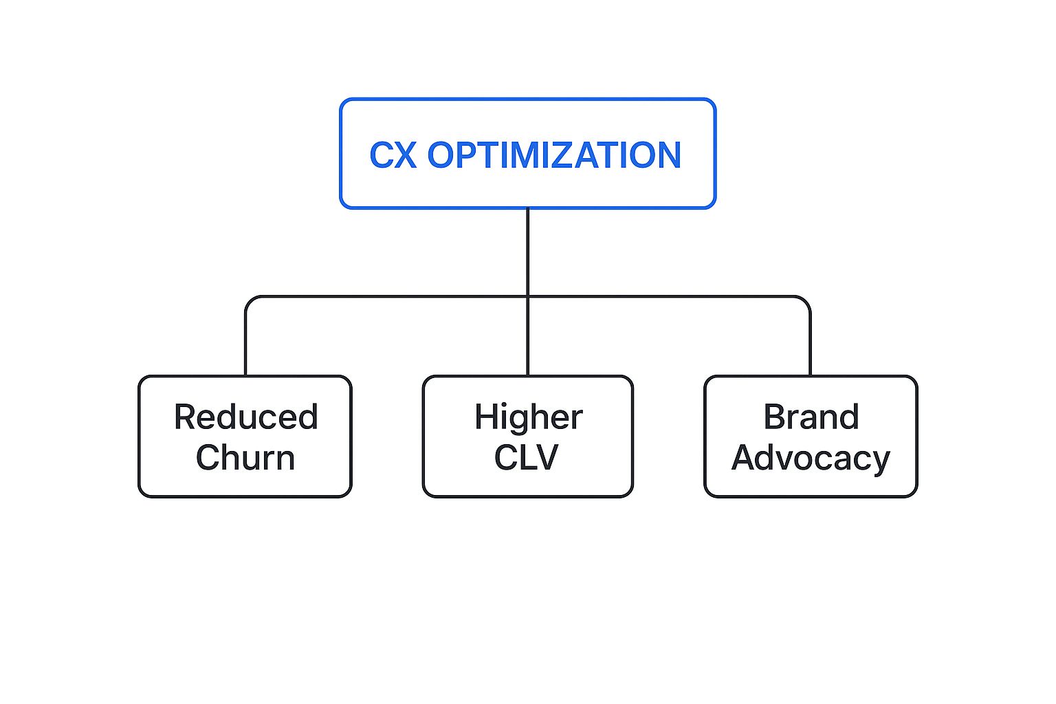 Infographic about customer experience optimization