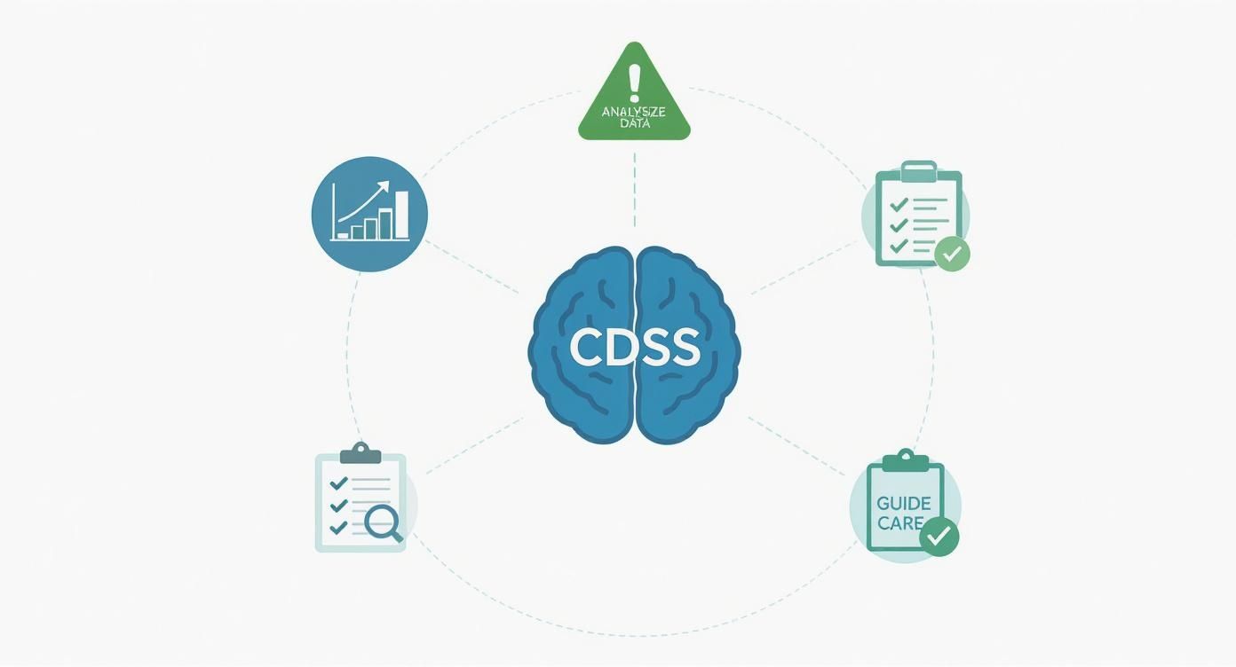 Infographic about clinical decision support systems